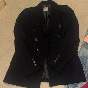 SO black blazer- Size large double breasted- pre loved
